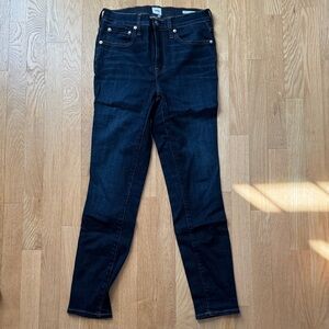 Edwin Deep Indigo Women's Skinny Jeans - Candice 10” High Rise
